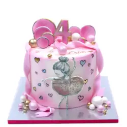 Ballerina cake