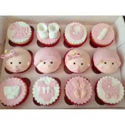 Baby cupcake pink