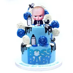 Boss baby cake